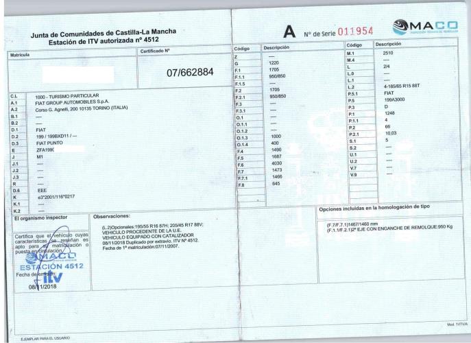 Foto del ricambio