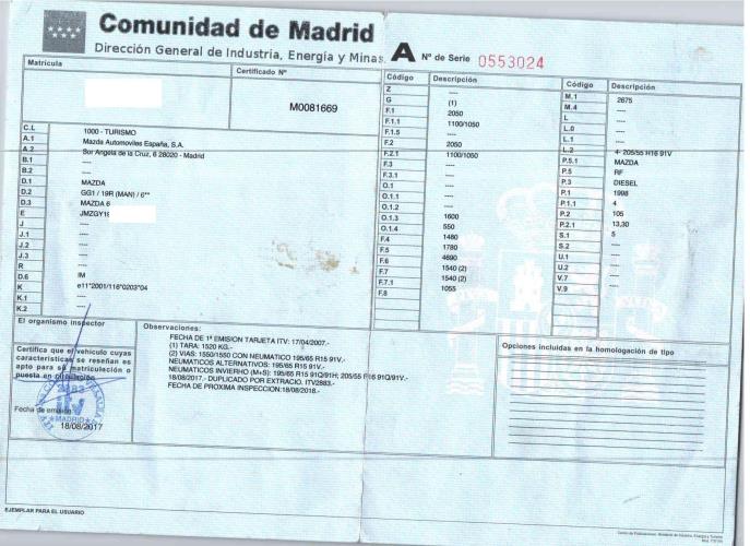 Foto del ricambio