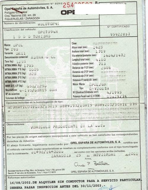 Foto del ricambio