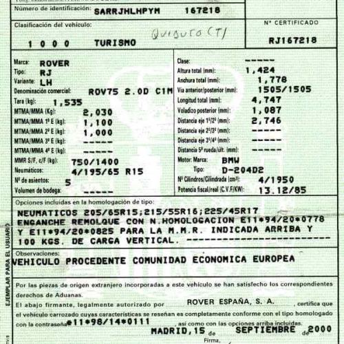 Foto del ricambio