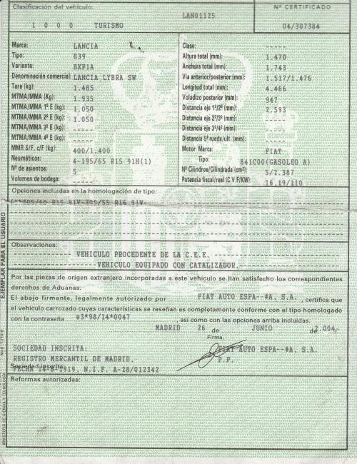 Foto del ricambio