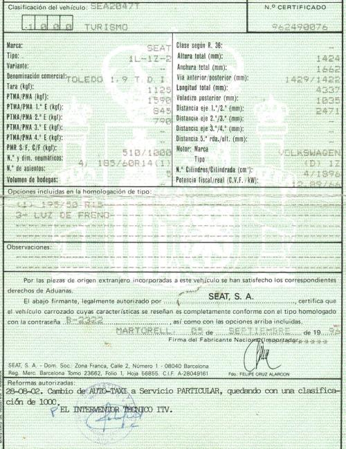 Foto del ricambio