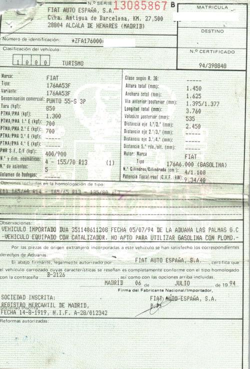 Foto del ricambio