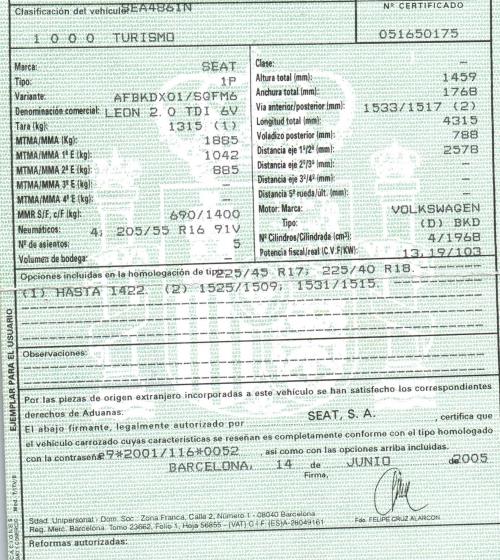 Foto del ricambio