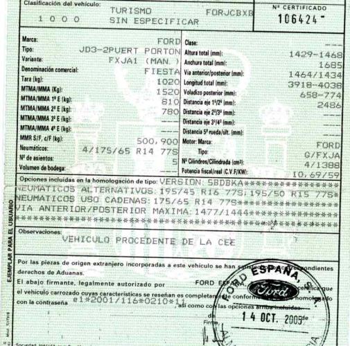 Foto del ricambio