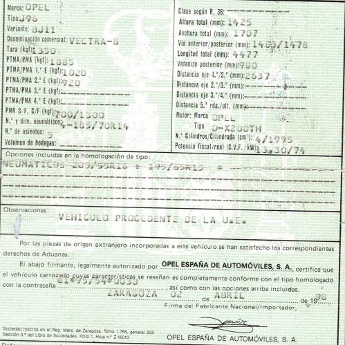 Foto del ricambio
