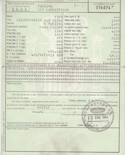 Foto del ricambio