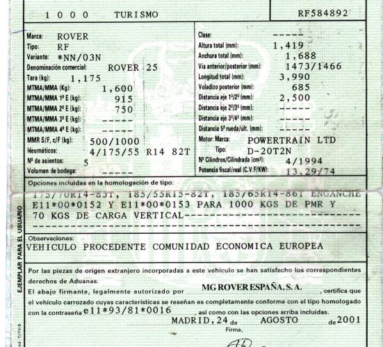 Foto del ricambio