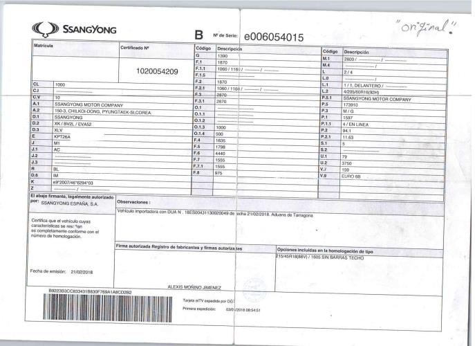 Foto del ricambio
