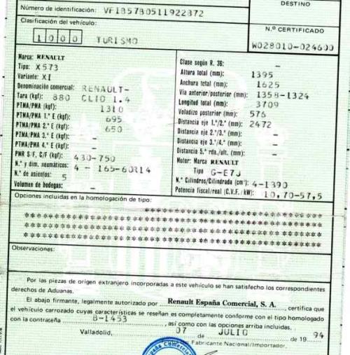 Foto del ricambio