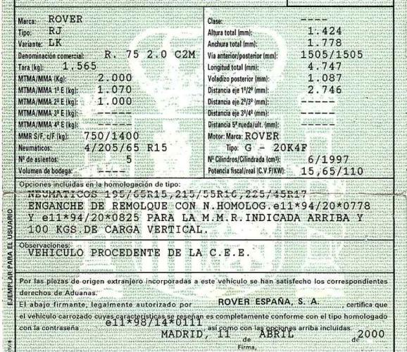 Foto del ricambio