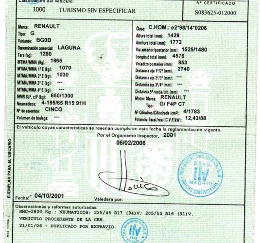 Foto del ricambio
