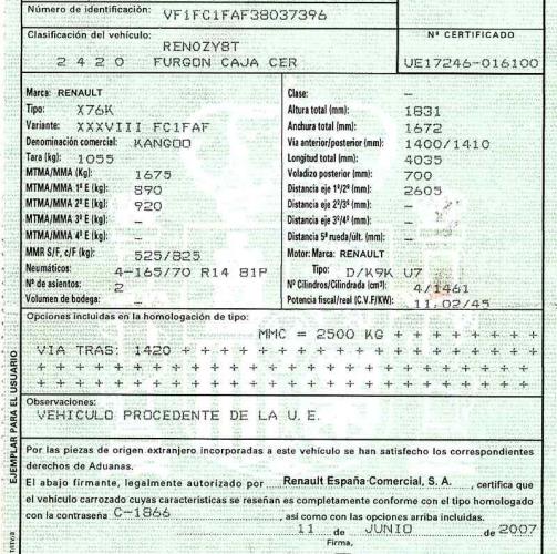 Foto del ricambio