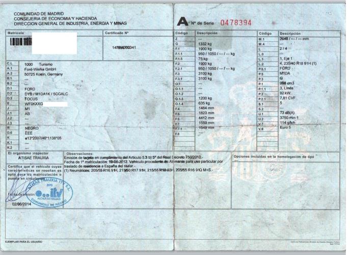 Foto del ricambio