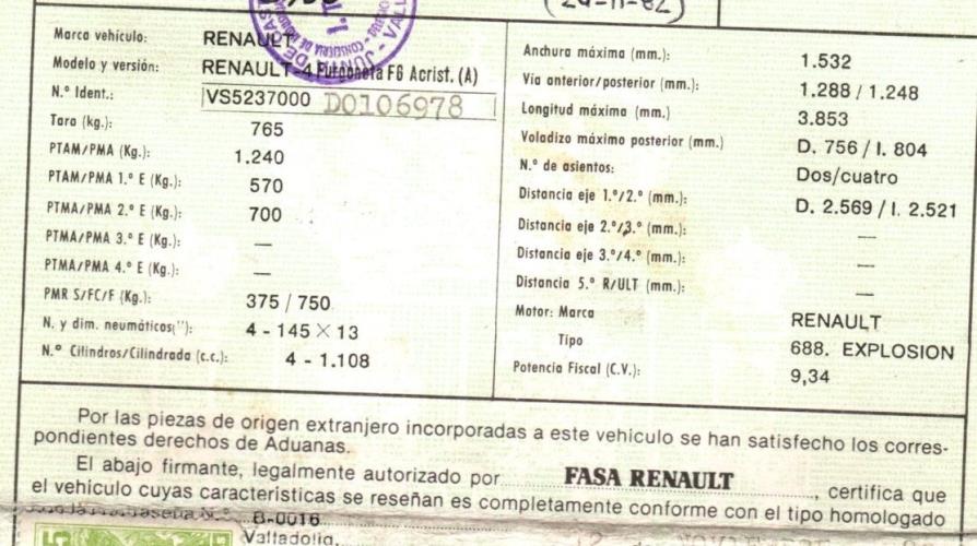 Foto del ricambio