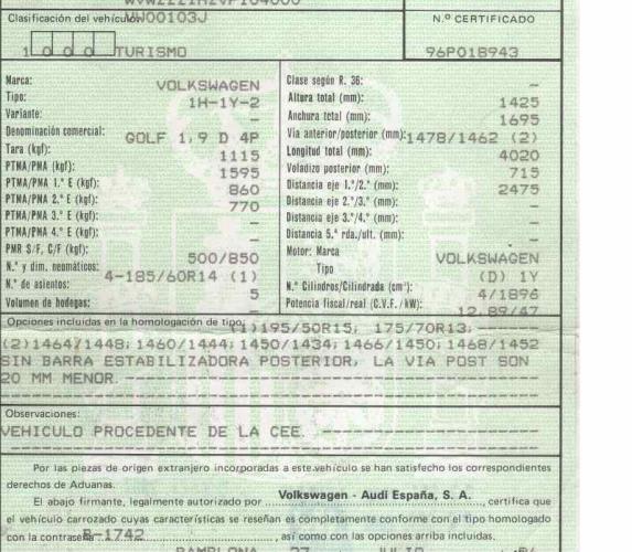 Foto del ricambio