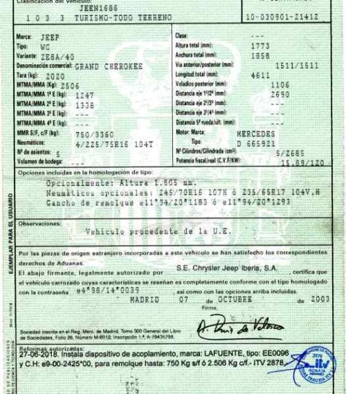 Foto del ricambio