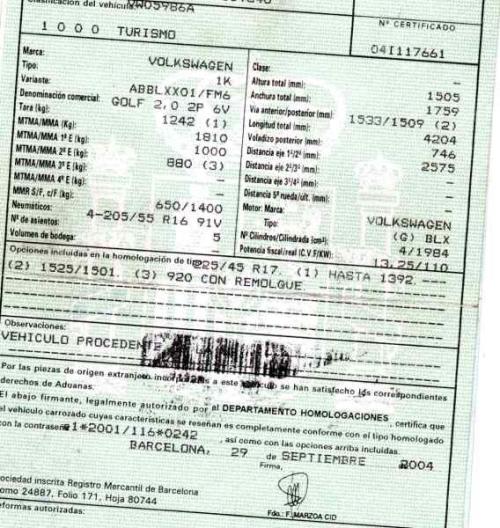 Foto del ricambio