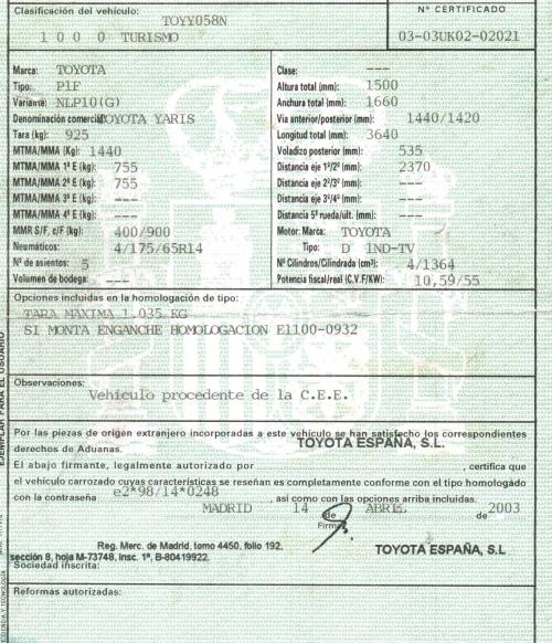 Foto del ricambio