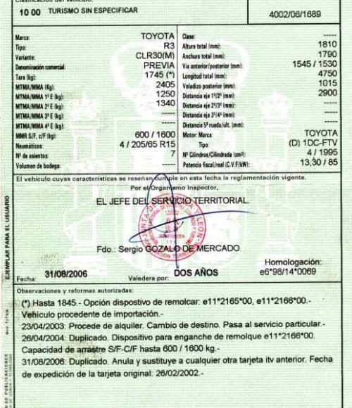 Foto del ricambio