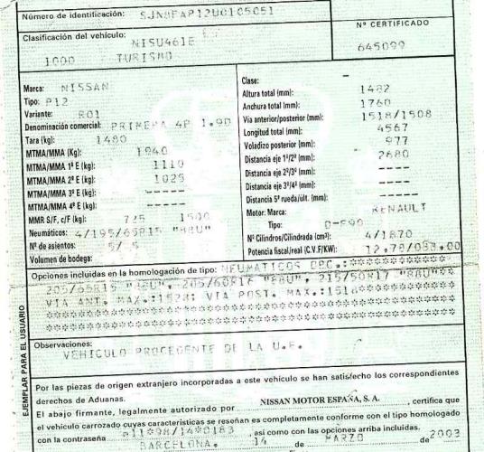 Foto del ricambio