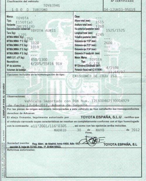 Foto del ricambio