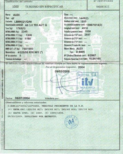 Foto del ricambio