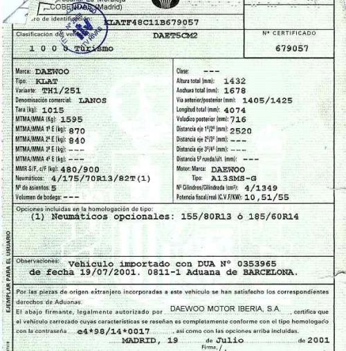 Foto del ricambio