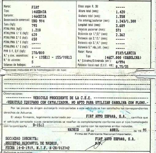 Foto del ricambio