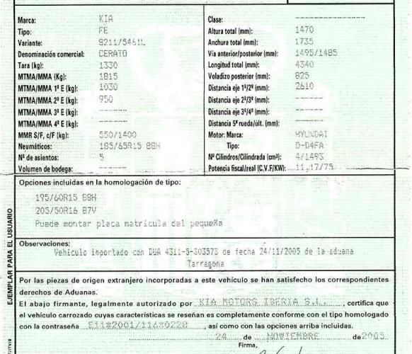 Foto del ricambio