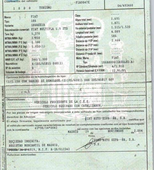 Foto del ricambio