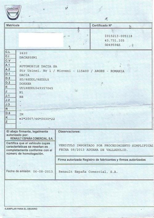 Foto del ricambio
