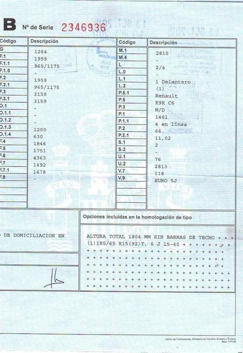 Foto del ricambio