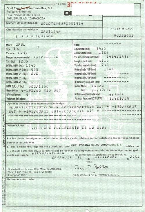 Foto del ricambio