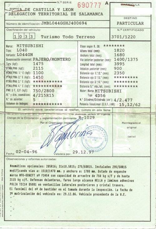 Foto del ricambio