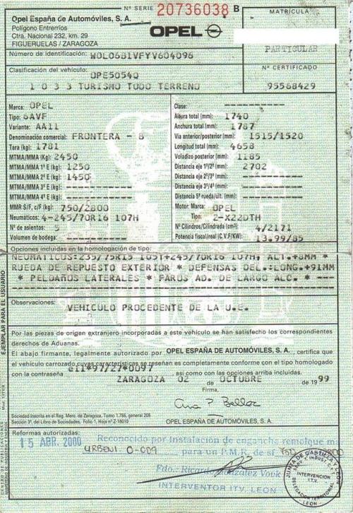 Foto del ricambio