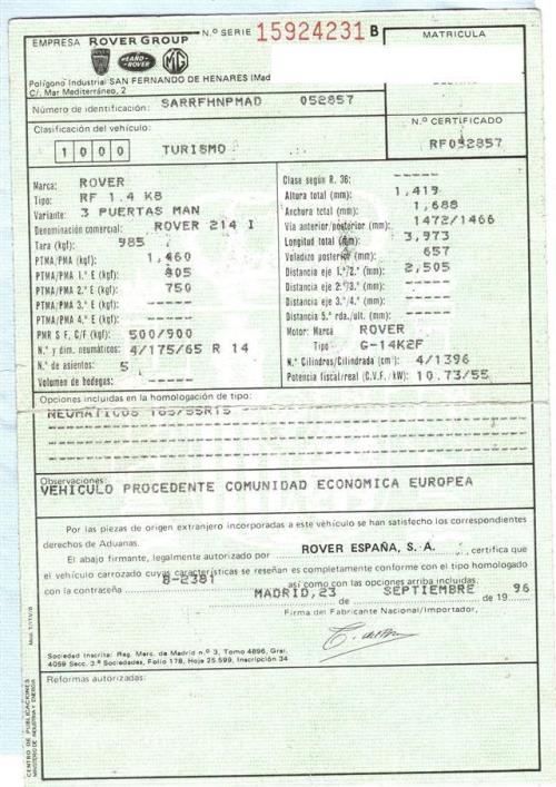 Foto del ricambio