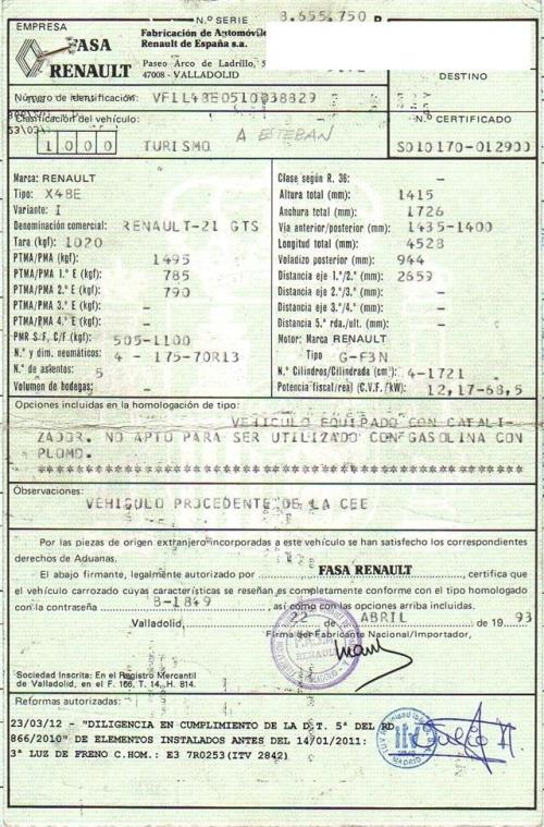 Foto del ricambio