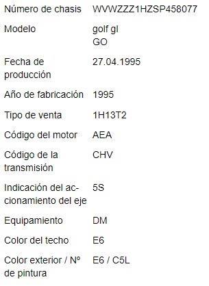 Foto del ricambio