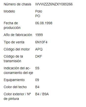Foto del ricambio