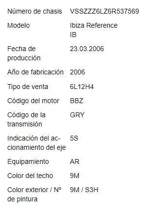 Foto del ricambio
