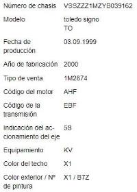 Foto del ricambio