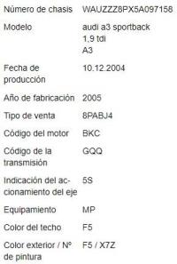Foto del ricambio