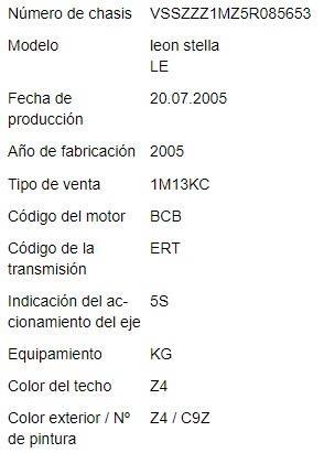 Foto del ricambio