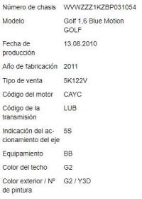 Foto del ricambio