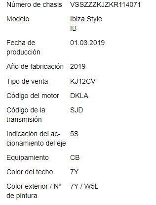 Foto del ricambio