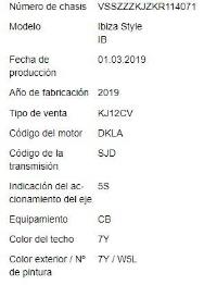 Foto del ricambio