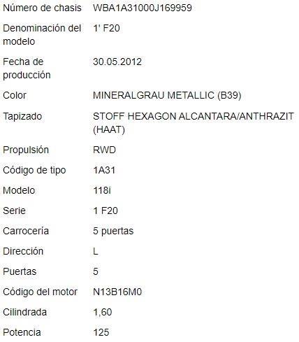 Foto del ricambio