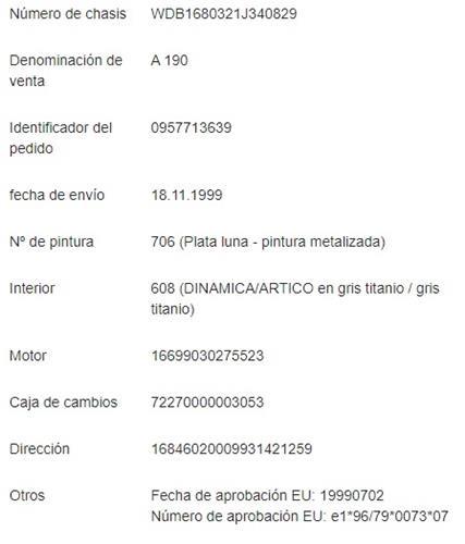 Foto del ricambio