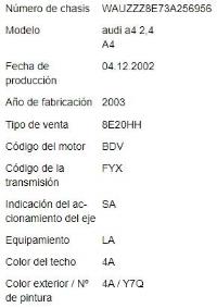 Foto del ricambio